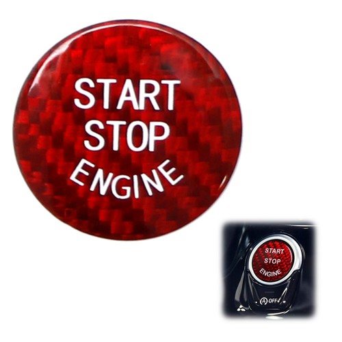 Red carbon fiber engine - carbon,